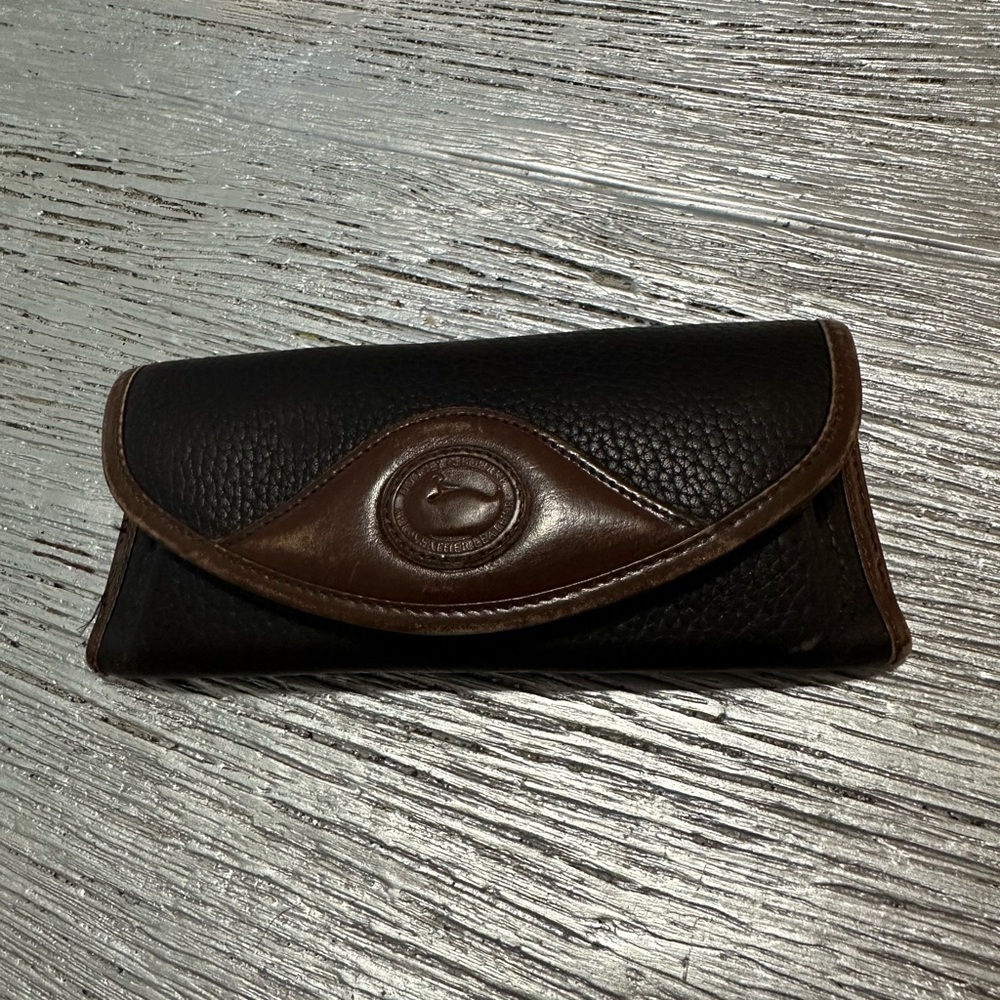 Authentic Dooney & Bourke Leather Glasses Case